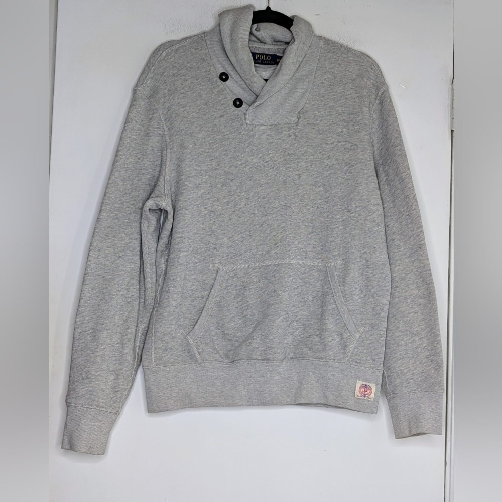 Polo Ralph Lauren Shawl Collar Pullover Sweatshirt RLPC 2000s